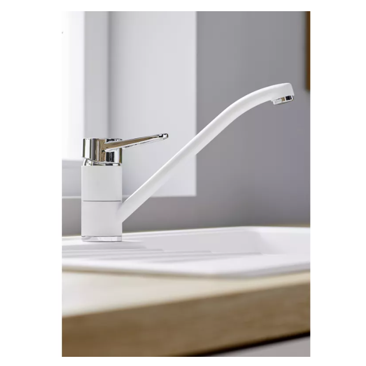 Bateria kuchenna BLANCO WEGA II Silgranit-Look biały/chrom 526408