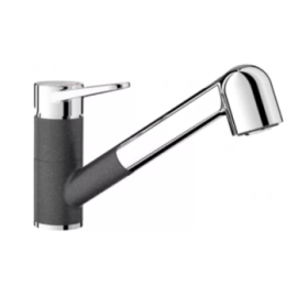 Bateria kuchenna BLANCO WEGA-S II Silgranit-Look z wyciąganą wylewką antracyt 526420