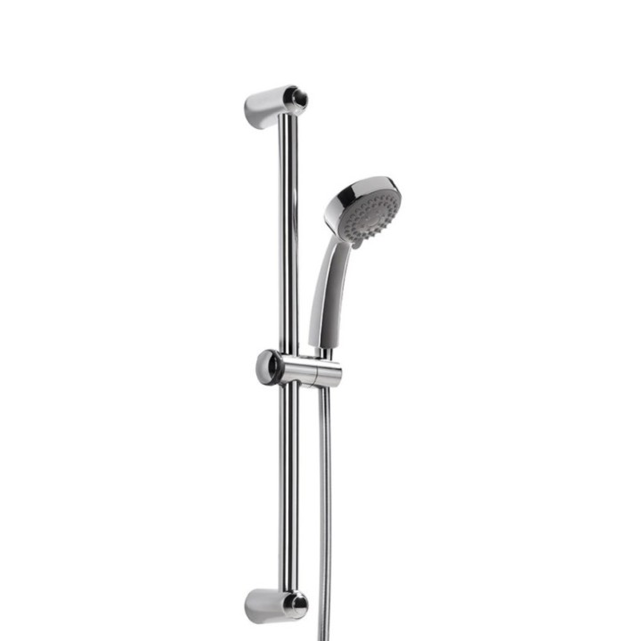 Zestaw drążek prysznicowy 614 mm TRES chrom 143836