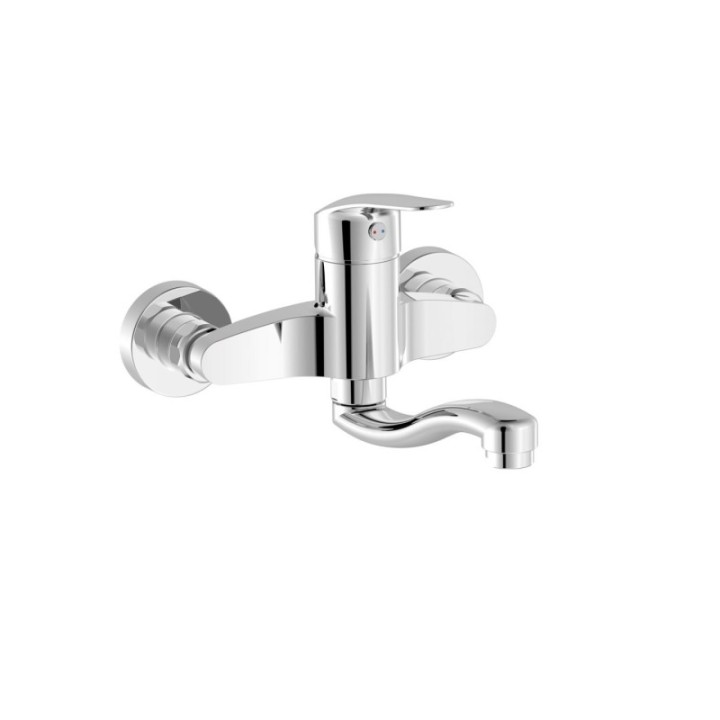 Bateria kuchenna ścienna TRES COCINA EXCLUSIVE chrom 21632020