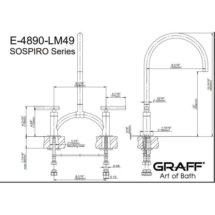 Bateria kuchenna Graff Sospiro chrom E-4890-LM49-PC
