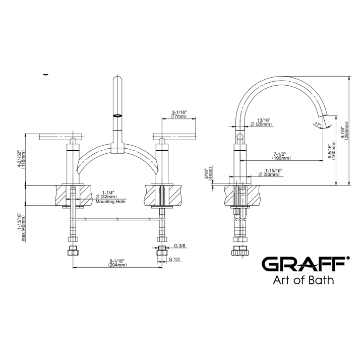 Bateria kuchenna Graff Sospiro chrom E-5890-LM49-PC