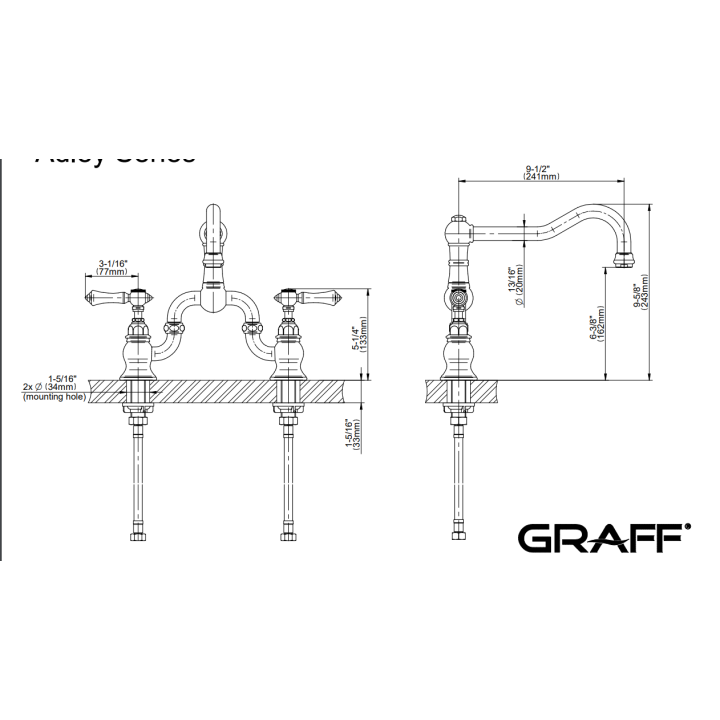 Bateria kuchenna Graff Adley chrom E-4870-LM15-PC