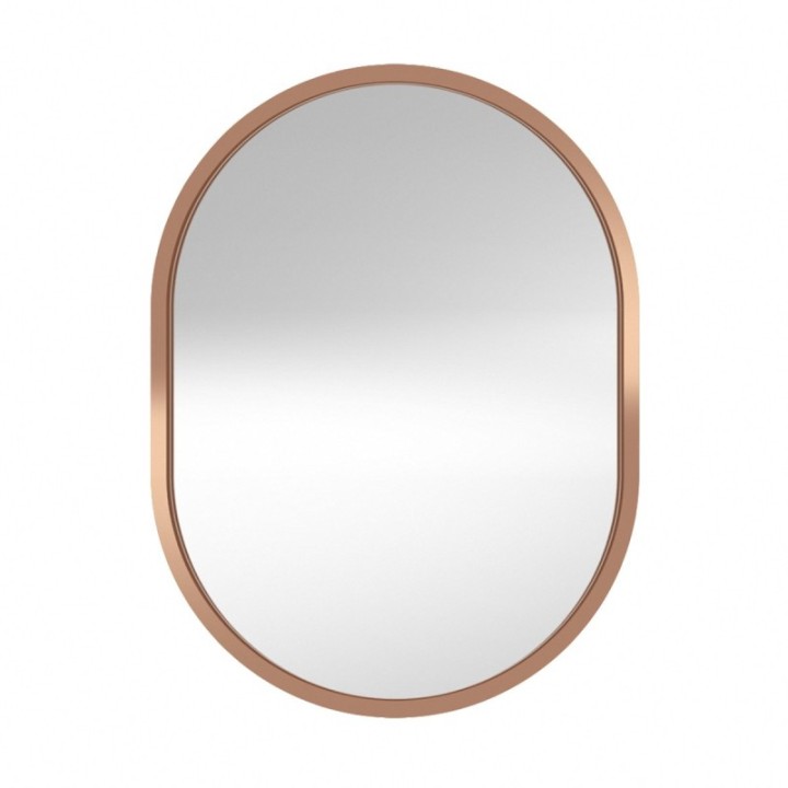 LUSTRO AMBIENT MIEDŹ – PÓŁOKRĄGŁE 60x80cm GieraDesign AMB/M/60x80