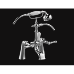 Bateria wannowa Graff Adley stojąca chrom E-3890-LM15-PC