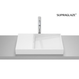 Umywalka nablatowa 60x38x8 cm ROCA HORIZON bez otw. supraglaze A327279S0B