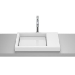 Umywalka blatowa 60x38x7 cm ROCA HORIZON bez otw. biała A32727500B