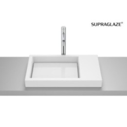 Umywalka blatowa 60x38x7 cm ROCA HORIZON bez otw. supraglaze A327275S0B