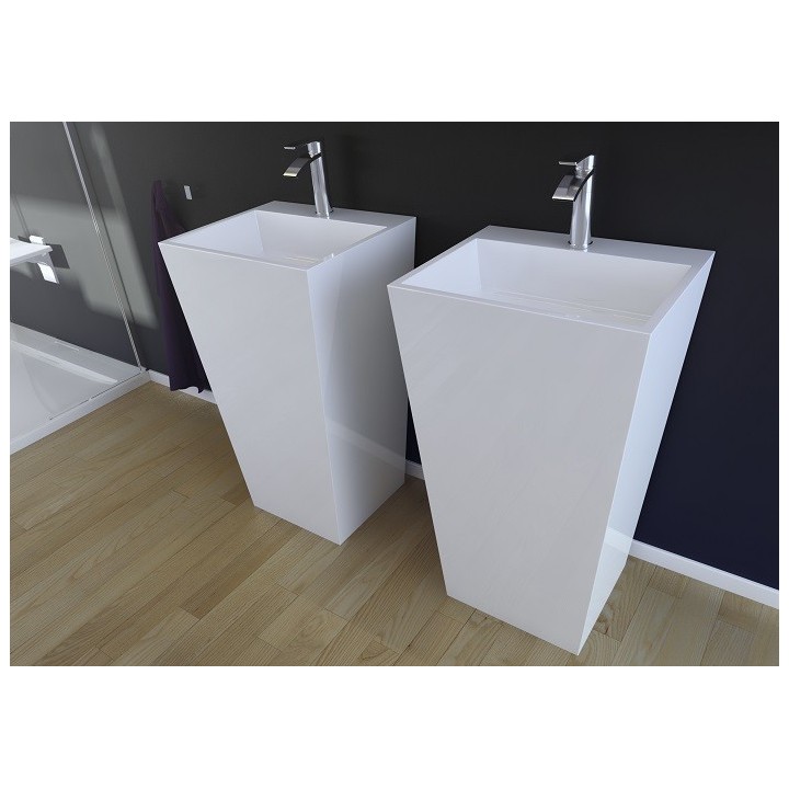 UMYWALKA WOLNOSTOJĄCA BESCO VERA 40x50x85CM BIAŁA MAT UMMB-V-WO