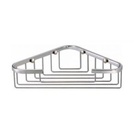 Koszyk na mydło narożny 19x19x6 cm STELLA czarny mat 16.020-B