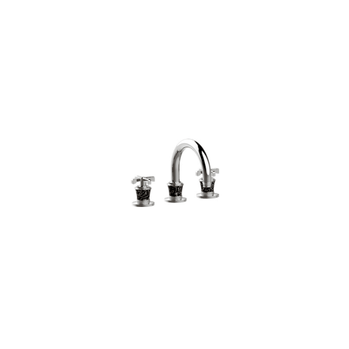 Bateria umywalkowa trzyotworowa GRAFF VIGNOLA chrom E-11612-R4-C20B-PC