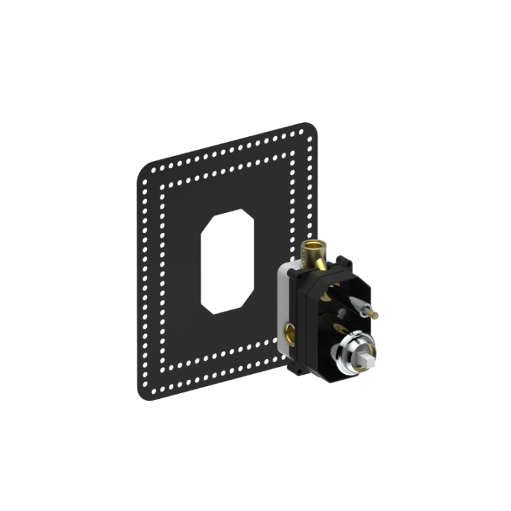 Element podtynkowy do baterii natryskowej GRAFF VIGNOLA chrom E-7056-PC