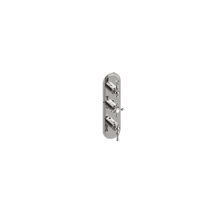 Bateria natryskowa Graff Lauren podtynkowa 3- drożna E-8087-ALM22C2-PC
