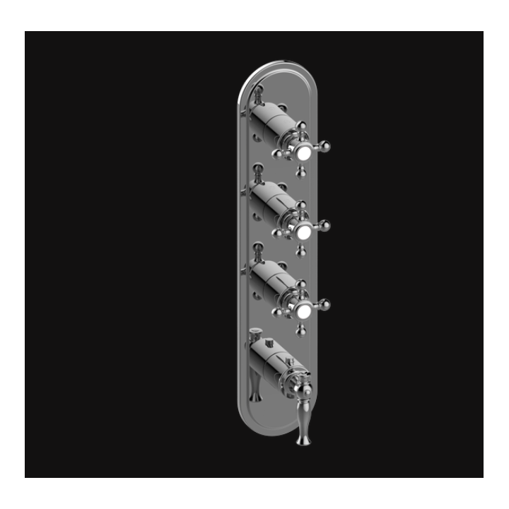 Bateria natryskowa Graff Lauren podtynkowa 4- drożna E-8088-LM22C2-PC