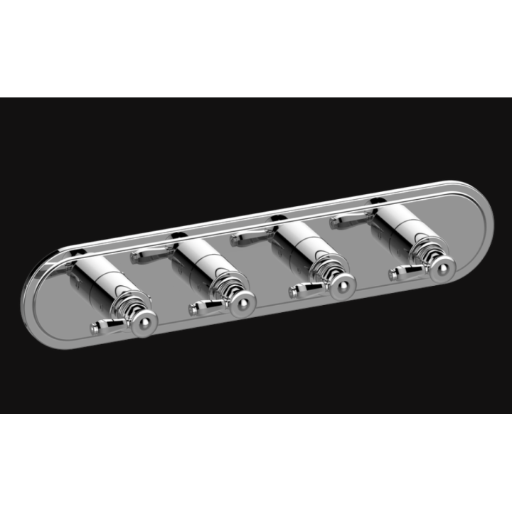 Bateria natryskowa Graff Topaz podtynkowa 4- drożna chrom E-8088H-LM63E0-PC