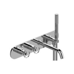 Bateria wannowo-natryskowa termostatyczna GRAFF HARLEY chrom EL7.690H-C19E0-PC-T
