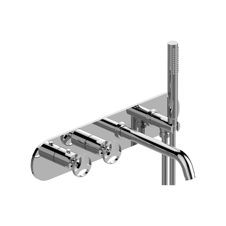 Bateria wannowo-natryskowa termostatyczna GRAFF HARLEY chrom EL7.690H-C19E0-PC-T