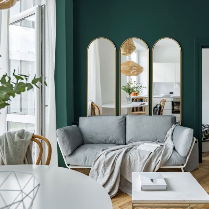 LUSTRO AMBIENT SLIM – ZŁOTA RAMA 50x115cm GieraDesign AMB/SL/G/50x115