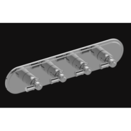 Bateria natryskowa Graff Bali podtynkowa 4- drożna chrom E-8088H-LM21E0-PC