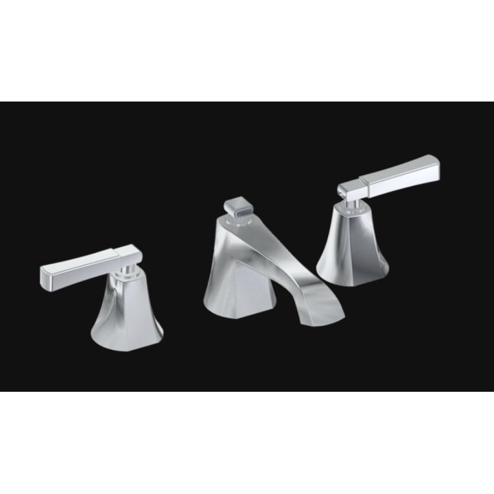 Bateria umywalkowa Graff Finneza Due 3- otworowa chrom E-6811-LM47B-PC