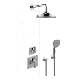Zestaw natryskowy Graff Finneza Due chrom DUE02-PC