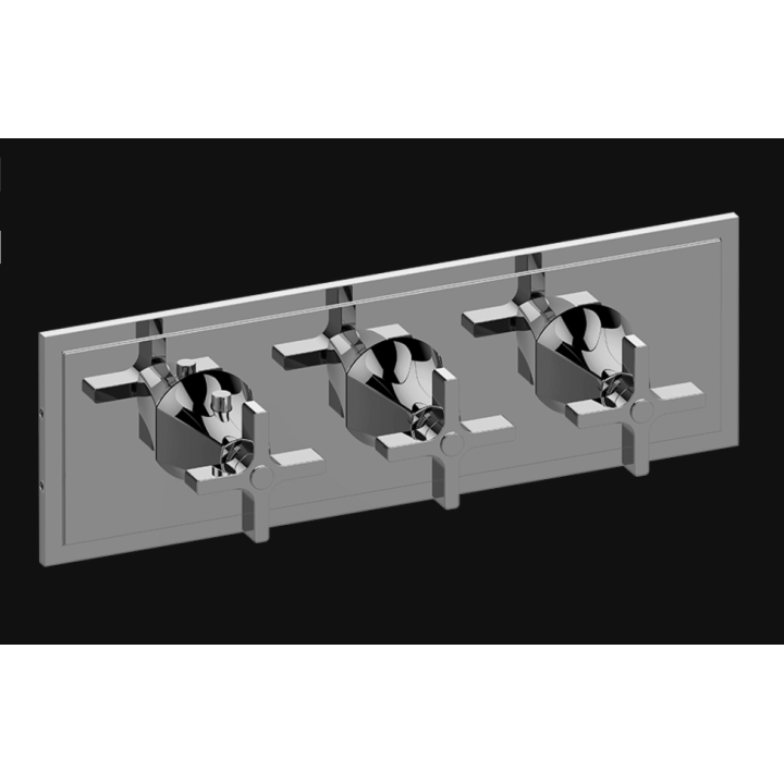 Bateria natryskowa Graff Finneza Due podtynkowa 3- drożna chrom E-8178H-C15E0-PC