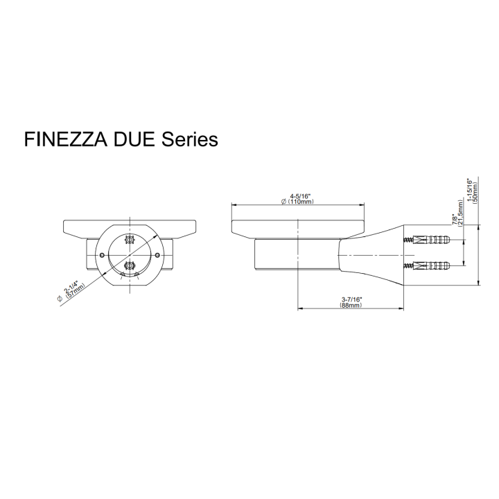 Mydelniczka Graff Finneza Due chrom E-9601-PC