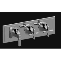 Bateria natryskowa Graff Finezza Uno podtynkowa 3- drożna chrom E-8078H-1L2C-PC
