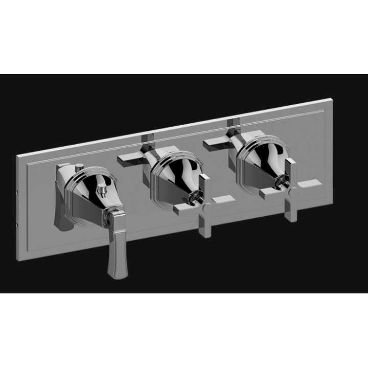 Bateria natryskowa Graff Finezza Uno podtynkowa 3- drożna chrom E-8078H-1L2C-PC