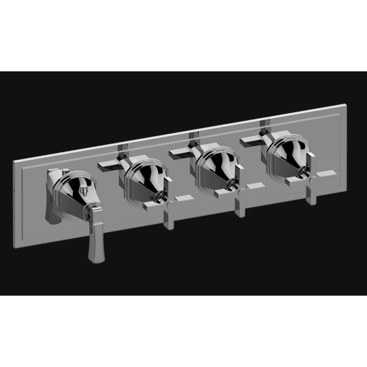 Bateria natryskowa Graff Finezza Uno podtynkowa 4- drożna chrom E-8079H-1L3C-PC