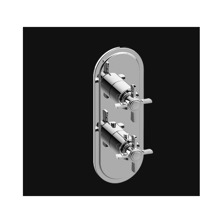 Bateria natryskowa Graff Camden podtynkowa 2- drożna chrom E-8086-C16E0-PC