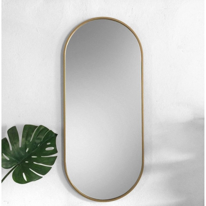 LUSTRO AMBIENT SLIM – ZŁOTA RAMA 60x80cm GieraDesign AMB/SL/G/60x80