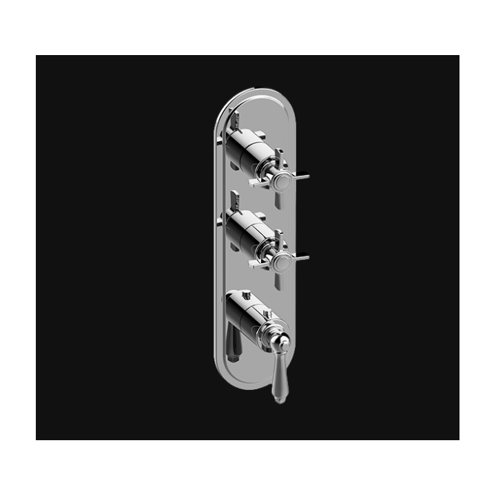 Bateria natryskowa Graff Camden podtynkowa 3- drożna chrom E-8087-LM48C16-PC