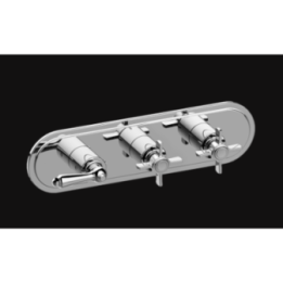 Bateria natryskowa Graff Camden podtynkowa 3- drożna chrom E-8087H-LM48C16-PC
