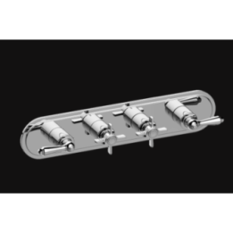 Bateria natryskowa Graff Camden podtynkowa 4- drożna chrom E-8088H-ALM48C16-PC