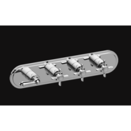 Bateria natryskowa Graff Camden podtynkowa 4- drożna chrom E-8088H-LM48C16-PC