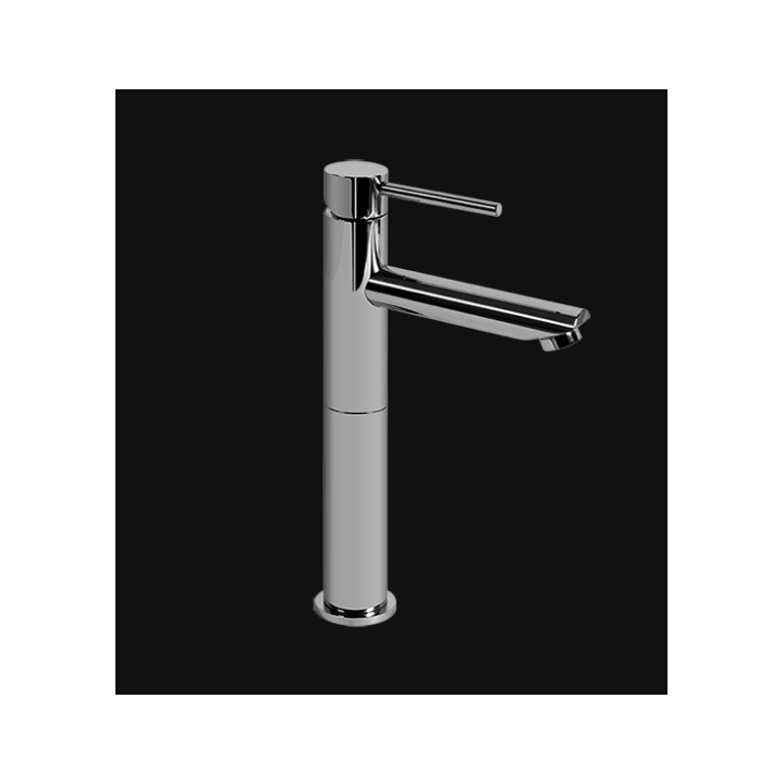 Jednouchwytowa bateria umywalkowa wysoka Graff M.E/M.E.25 wylewka 12 cm chrom E-6106-LM41-PC