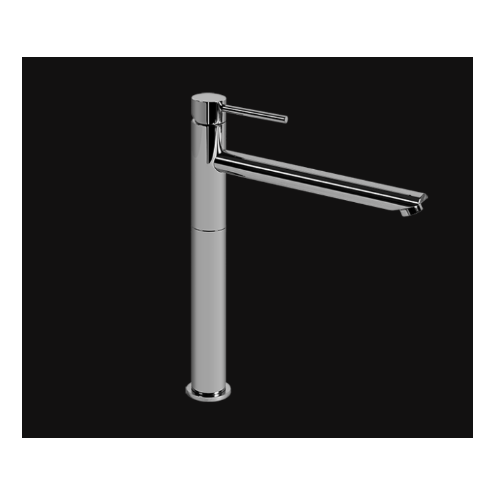 Jednouchwytowa bateria umywalkowa wysoka Graff M.E/M.E.25 wylewka 21 cm chrom E-6108-LM41-PC