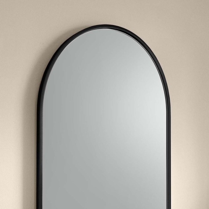 LUSTRO AMBIENT SLIM W CZARNEJ RAMIE 60x125cm AMB/SL/B/60x125