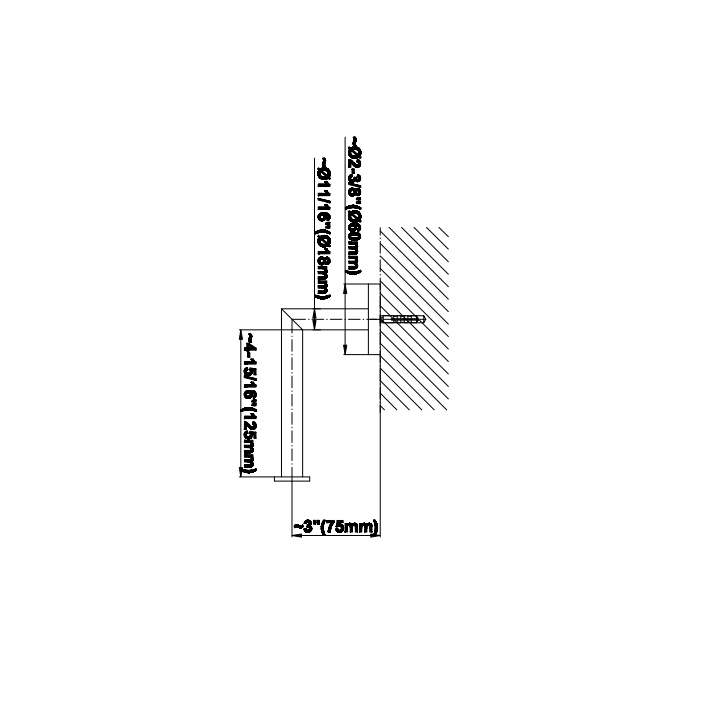 Uchwyt na papier toaletowy Graff M.E/M.E.25 chrom E-9152-PC