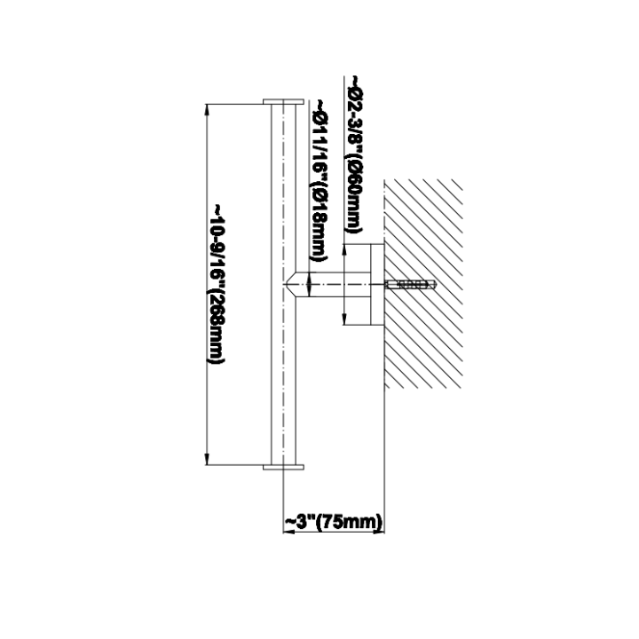 Uchwyt na papier toaletowy Graff M.E/M.E.25 chrom E-9153-PC