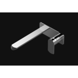 Bateria umywalkowa Graff Phase ścienna wylewka 23,5 cm chrom E-6636-LM45W-PC