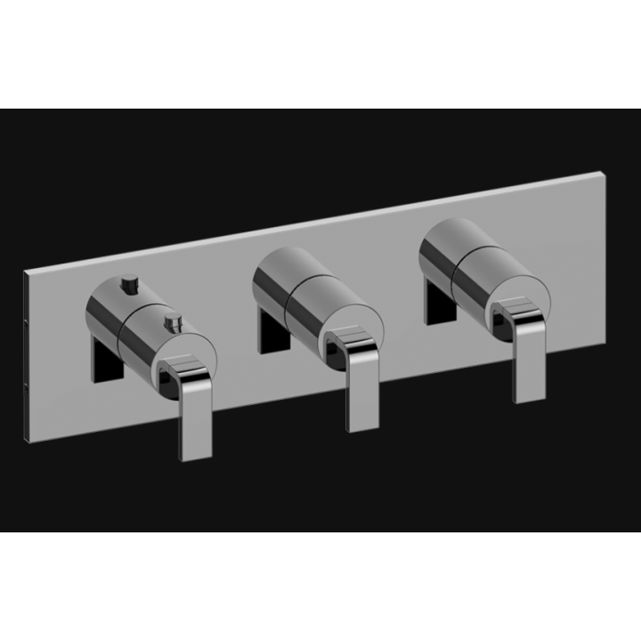Bateria natryskowa Graff Immersion podtynkowa 3- drożna chrom E-8057H-LM40E0-PC