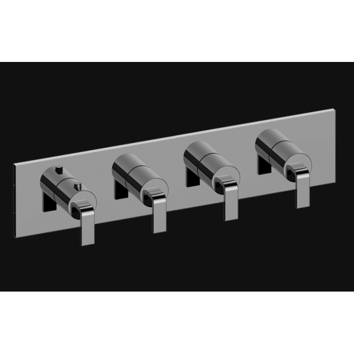Bateria natryskowa Graff Immersion podtynkowa 4- drożna chrom E-8059H-LM40E0-PC
