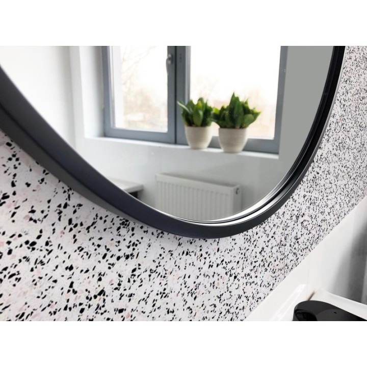 LUSTRO AMBIENT SLIM W CZARNEJ RAMIE 80x100cm AMB/SL/B/80x100