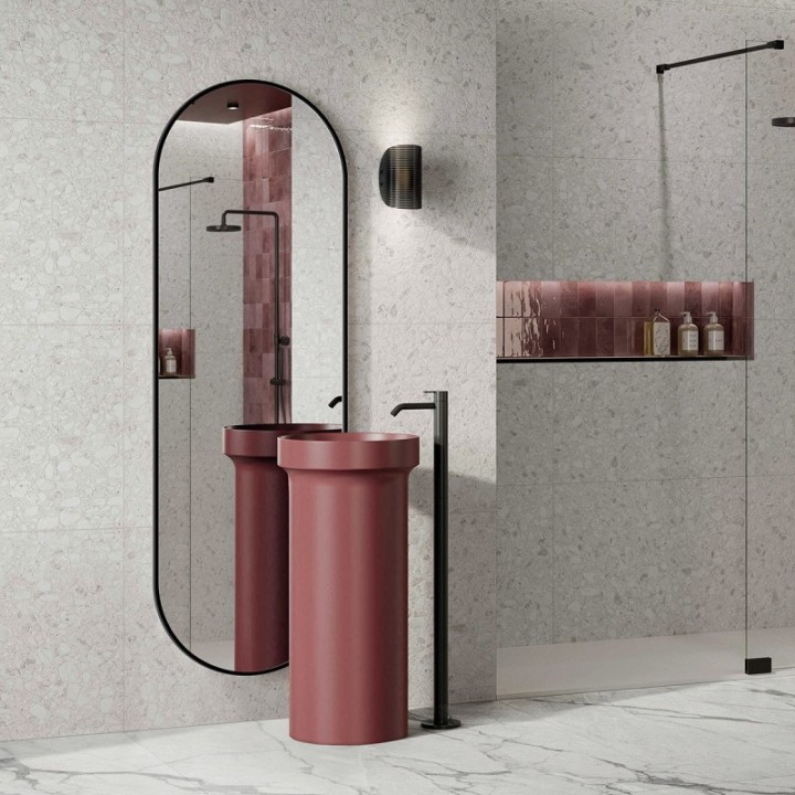 LUSTRO AMBIENT SLIM W CZARNEJ RAMIE 80x100cm AMB/SL/B/80x100