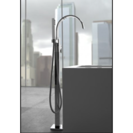 Bateria wannowa Graff Sade wolnostojąca chrom E-1854-LM36N-PC