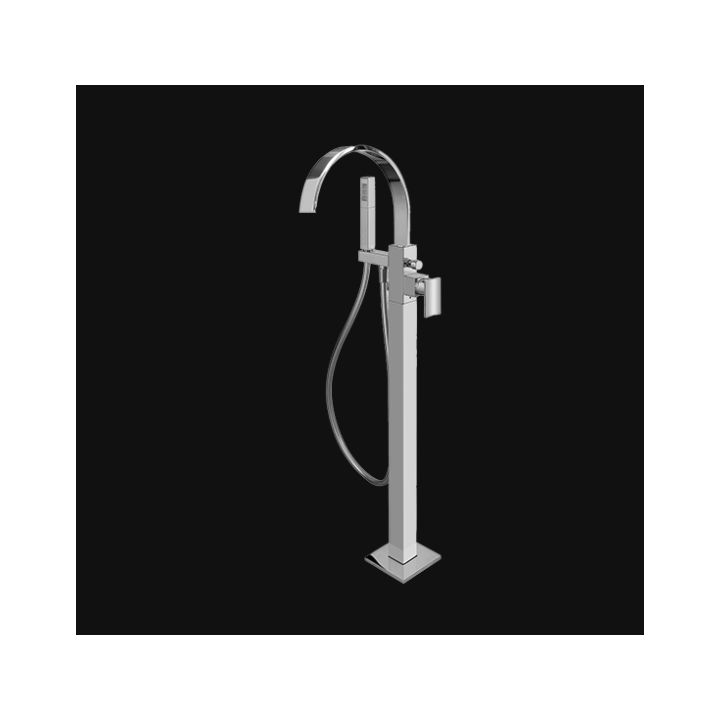 Bateria wannowa Graff Sade wolnostojąca chrom E-1854-LM36N-PC