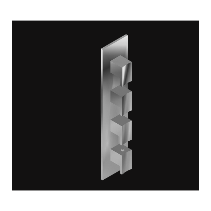 Bateria natryskowa Graff Sade podtynkowa 4- drożna chrom E-8059-LM36E0-PC
