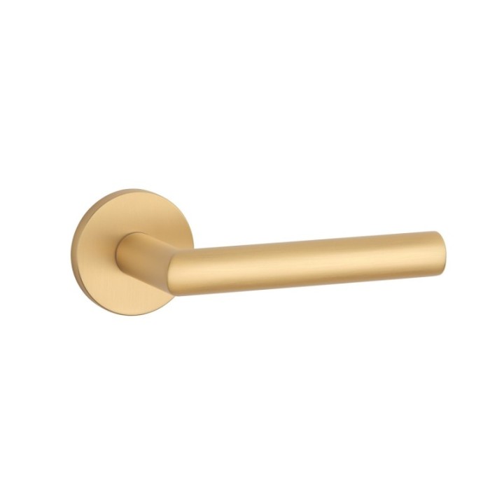 Klamka APRILE ARABIS ROZETA R SLIM 7MM złoty matowy ATARABISR7SGOLDSATIN